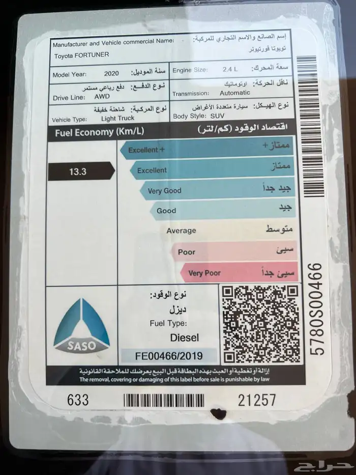 فورتشنر 2020 0