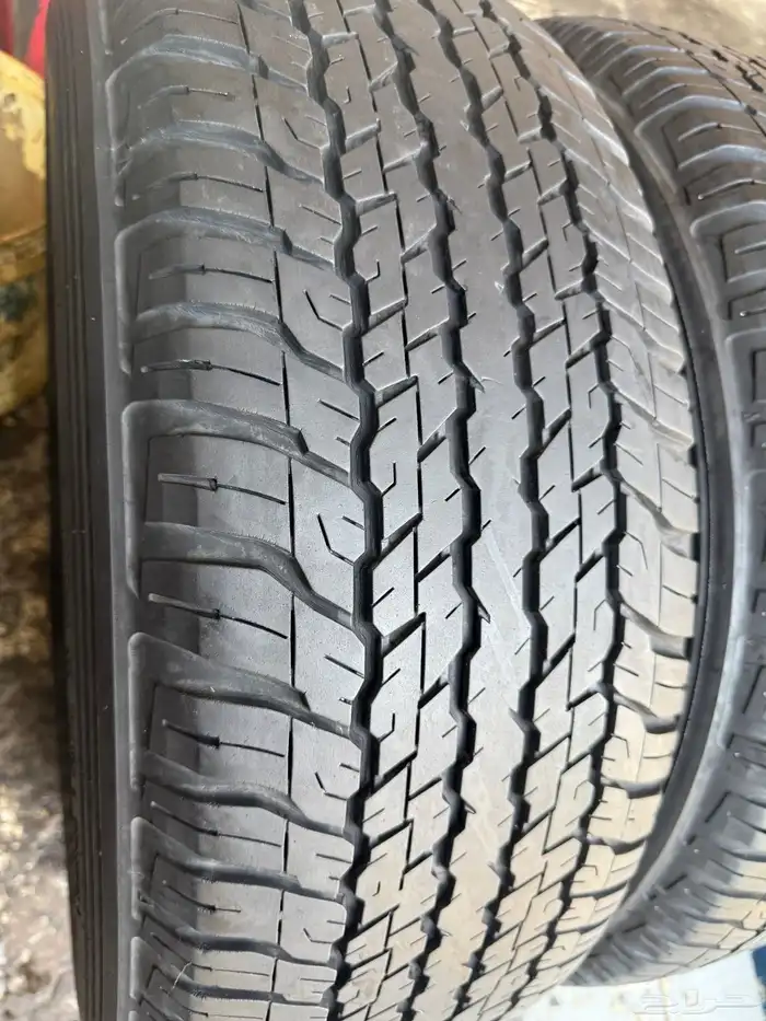 4طقم كفرات مستخدم نضيف دنلوب مقاس الكفرات 265 65 17 3