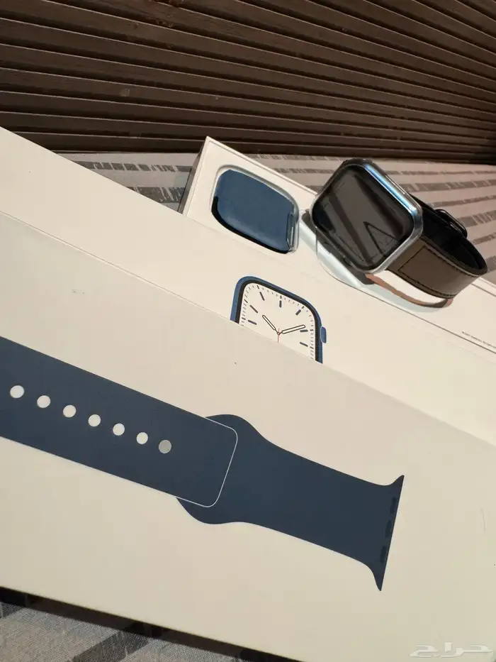 ساعة ابل سيرس 7 شبه جديده ولا ملاحظه 2