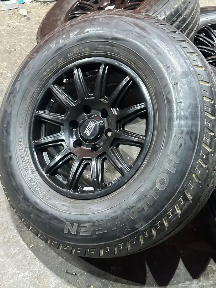 كفرات شاهين ريدنز مع جنوط برايد 6 مسمار مقاس 17 1