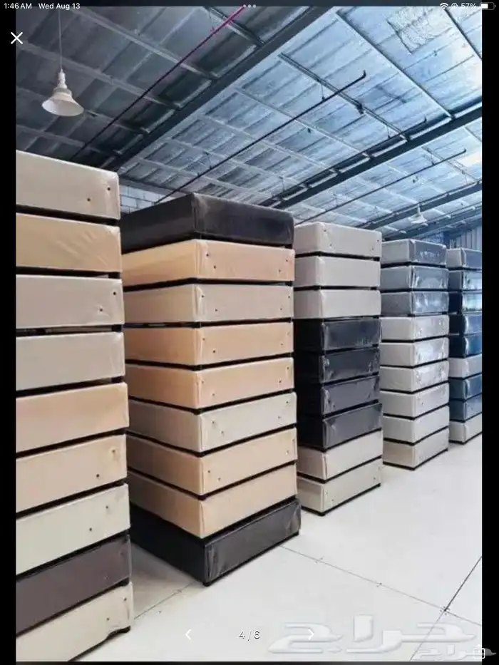 سرير خشب نفر واحد و نفر نص جلد جديد 12