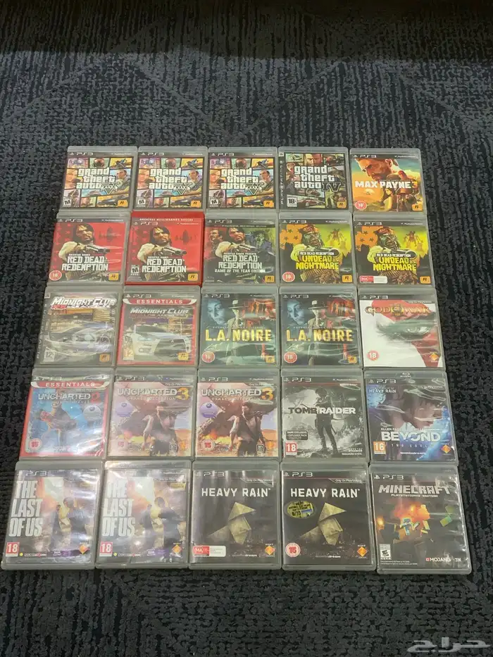 للبيع مجموعة ألعاب PS3 أصلية ونظيفة جد ا 0