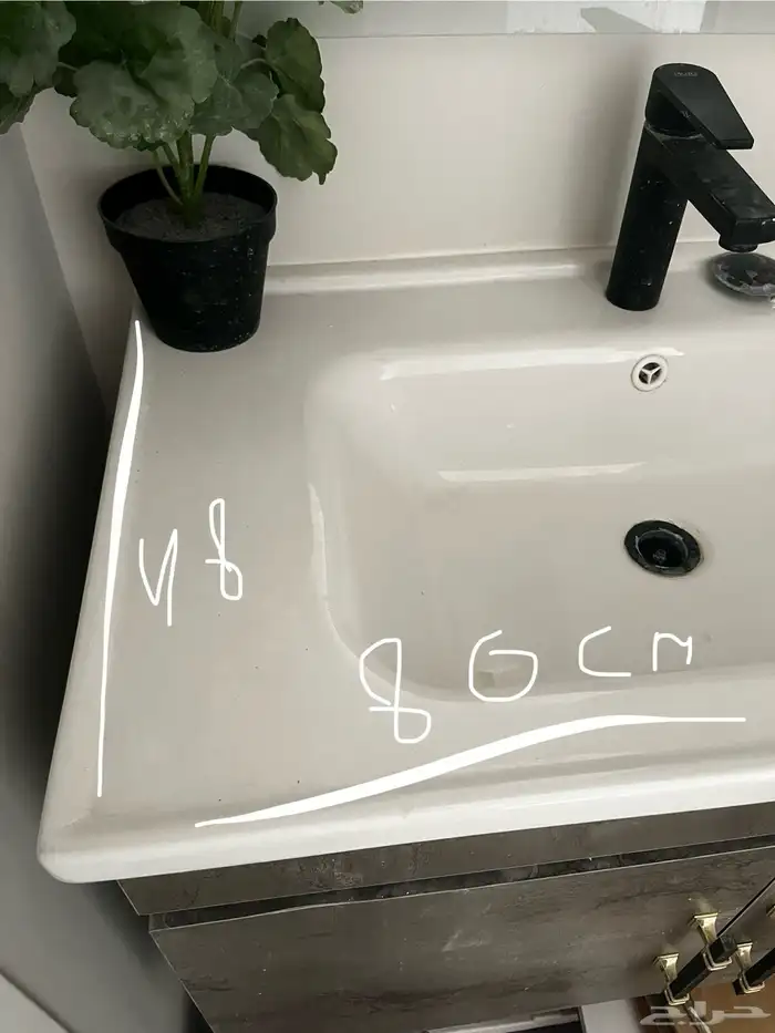 مغسلة ومراية للبيع في شمال الرياض على السوم 3