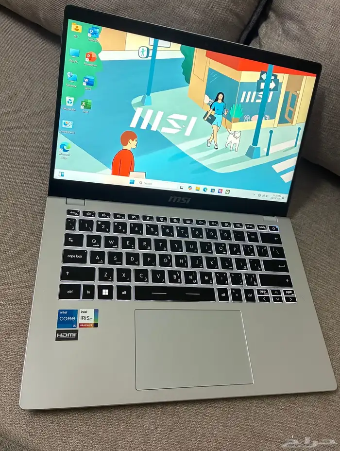 لابتوب Msi مودرن الجيل الثاني عشر Corei5 7