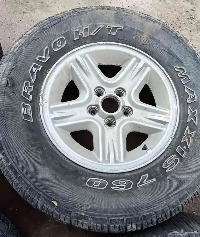 7 جنوط جيب شروكي مقاس 15 مع كفرات 255 3