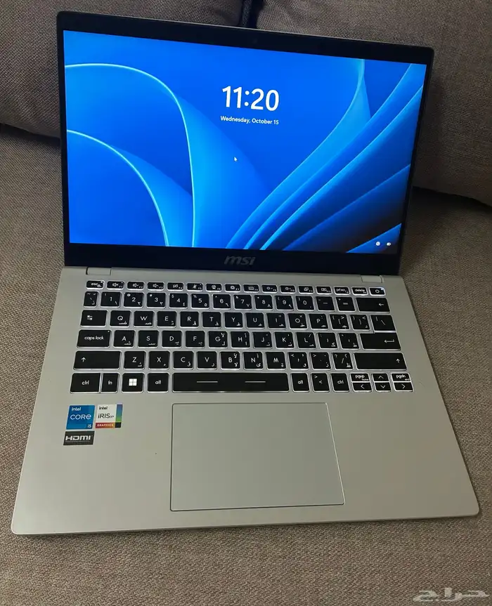 لابتوب Msi مودرن الجيل الثاني عشر Corei5 3