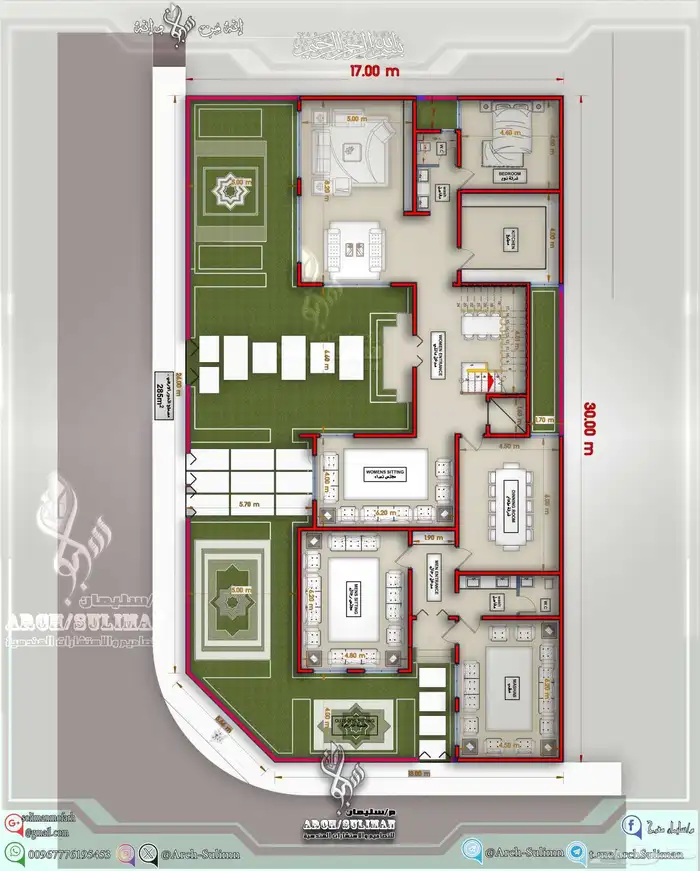 مهندس معماري محترف تصاميم واجهات ومخططات حسب الكود السعودي 15