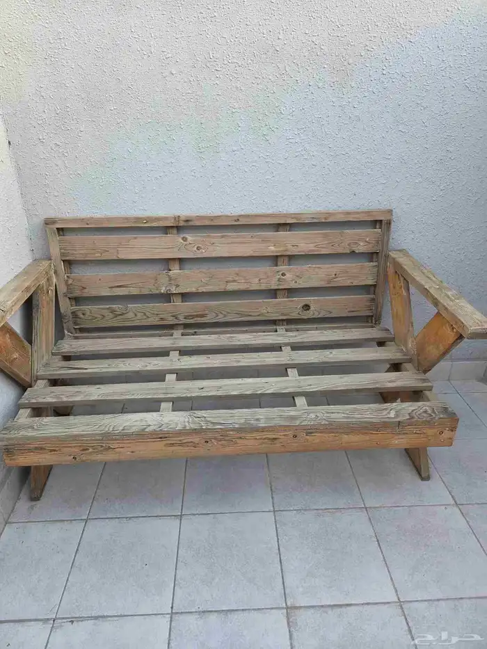 كنب خشبي خارجي 7 اشخاص 2