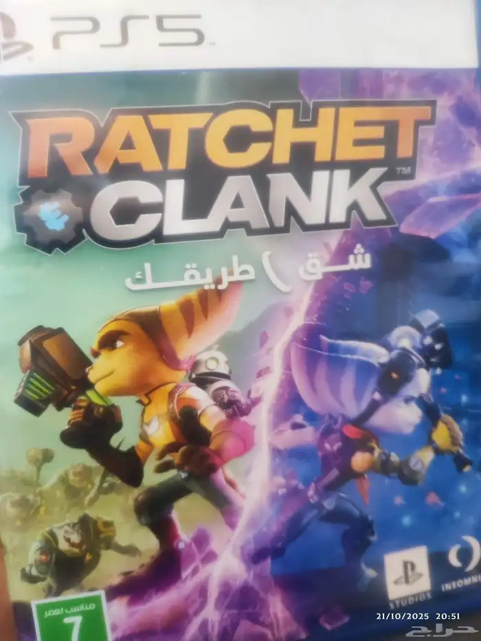 شريط Ratchet  Clank PS5   شريط Harry Potter Quidditch PS5 4
