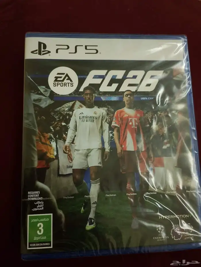 شريط فيفا FC26 بلايستيشن5 جديد لم يستعمل بعد .. 0