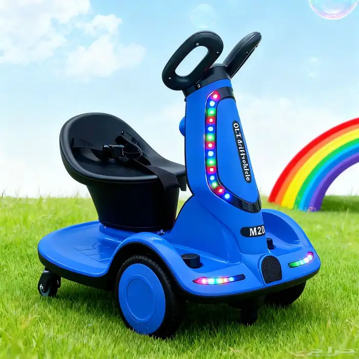 سكوتر الهبة للاطفال - سكوتر اطفال كهربائي مع ريموت تحكم 5