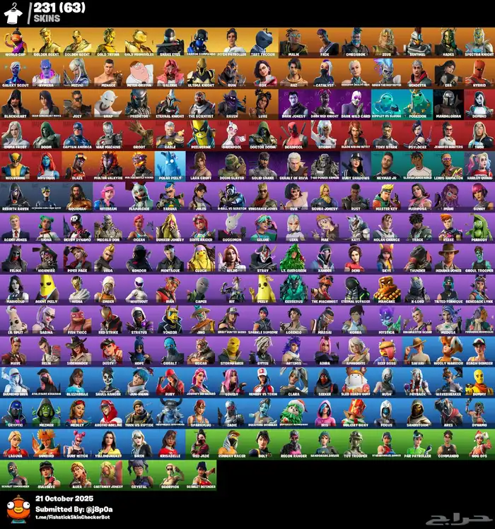 للبيع حساب فورت نايت 1