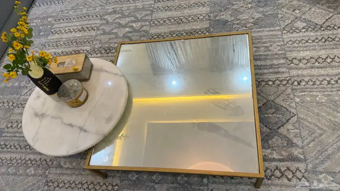 طاولة ارضية واربعه خدمه 0