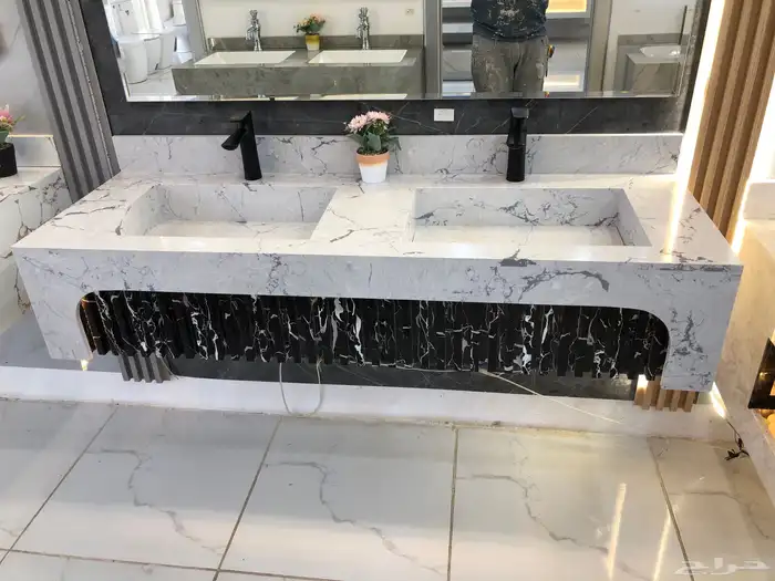 مغاسل رخام طبيعي وصناعة ومطبخ وطولات 9