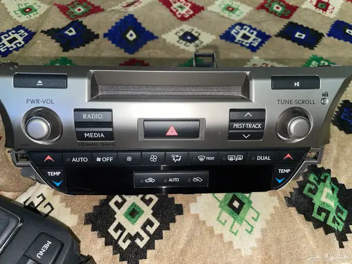 شاشة ماوس مسجل مع تحكم المكيف لكزس es 2013 - 2015 2