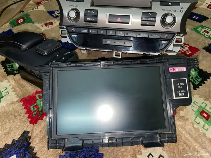 شاشة ماوس مسجل مع تحكم المكيف لكزس es 2013 - 2015 4