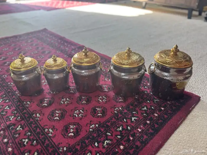 طقم علب معاميل لونين استيل فخم شبه جديد 0