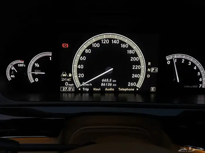 مرسيدس بانوراما 2012 S500 فل كامل مخزززن جفالي 46