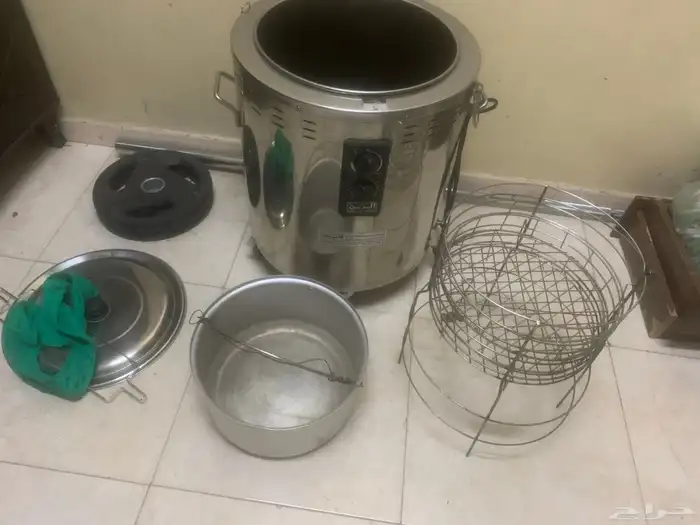 برميل مندي كهربائي المزين حجم وسط شغال وممتاز 4