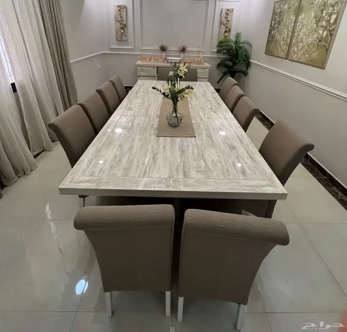 طاولة طعام 12 كرسي 2
