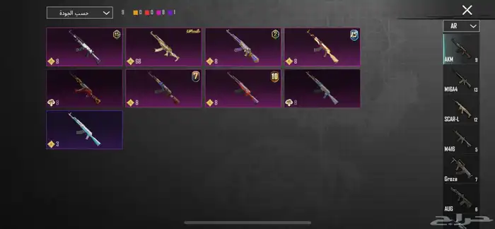 حساب ببجي 13