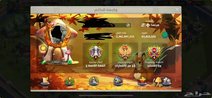 حساب Rise Of Kingdom 11