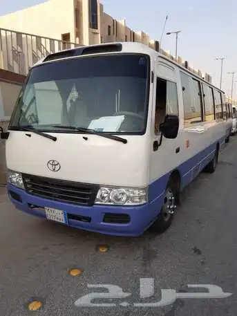 Toyota Coaster available for rent with driver Pick and drop 4
