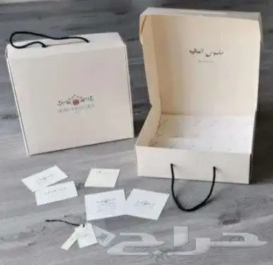 طباعة بكج عبايات أكياس ورق تغليف ستيكر كروت ثانكس 2