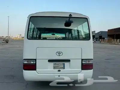 Toyota Coaster available for rent with driver Pick and drop 3
