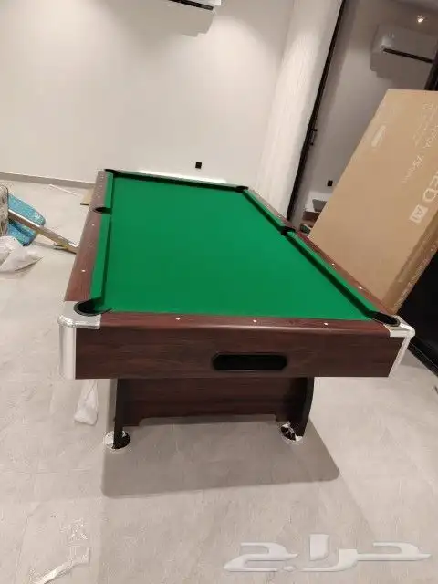 بلياردو كافة مقاسات والوان 7و8و9قدم فرفيرة تنس 12