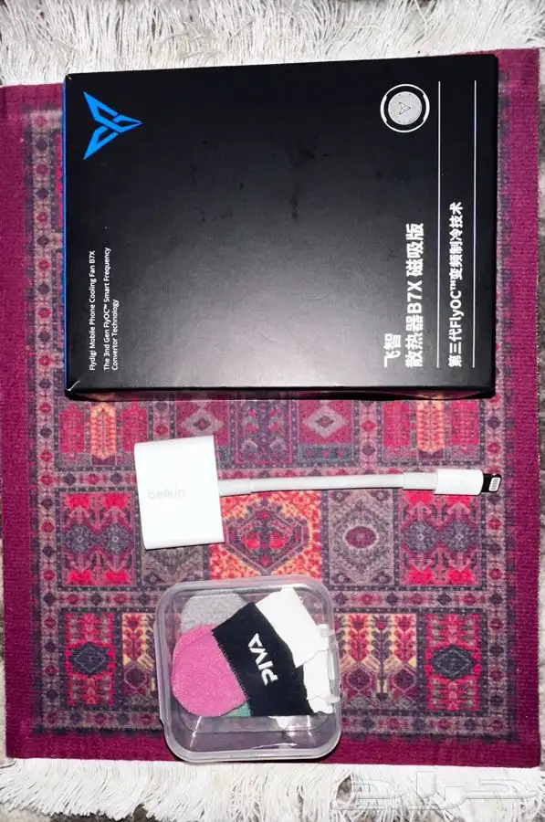 مبرد لببجي ووصلة شاحن وسماعه 3