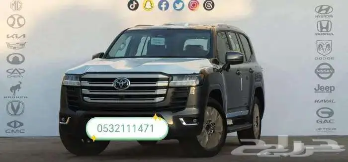 تويوتا لاند كروزرGXRL3 بنزين رمادي 2025 0