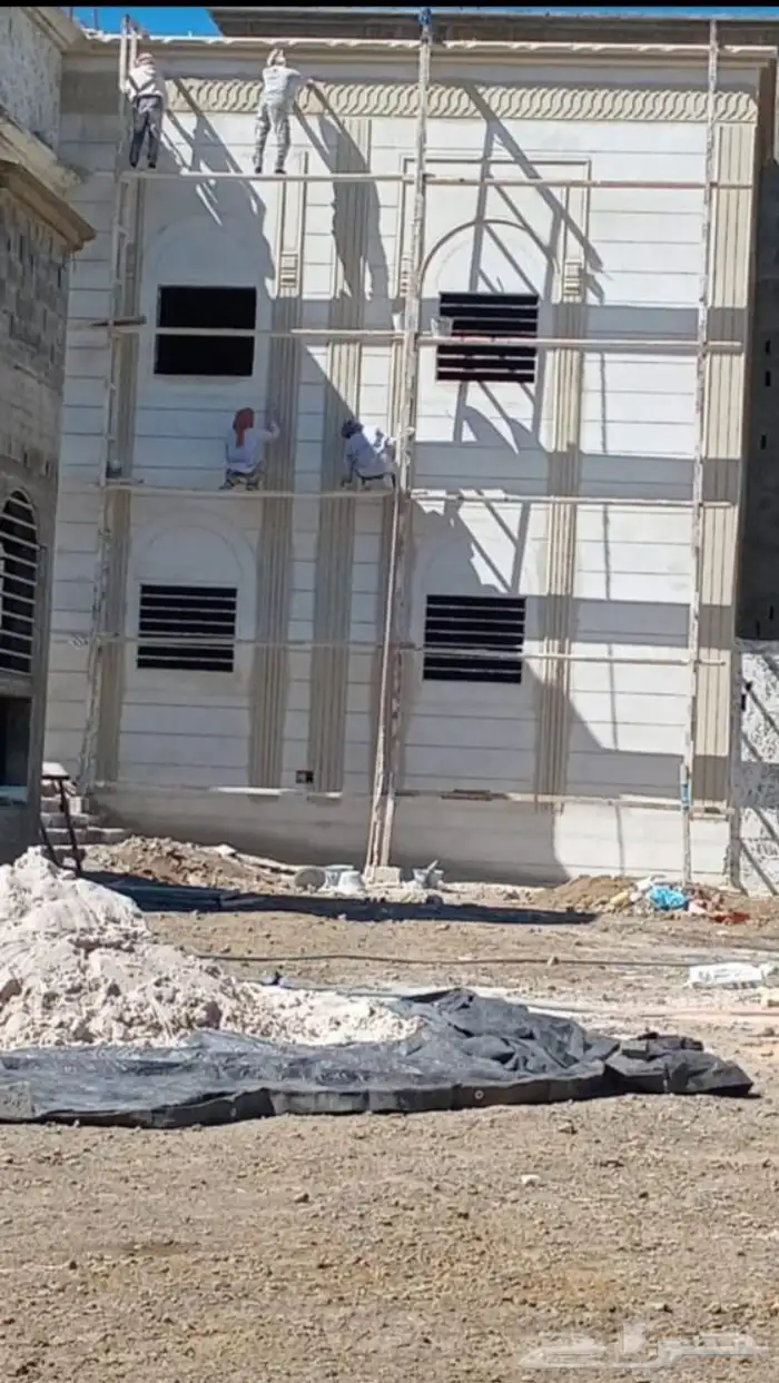 لياسه ملونه وديكورات اسمنتيه بديل الحجر الطبيعي 8