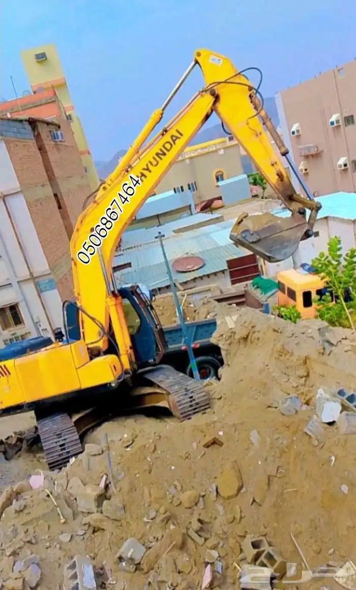 بوكلين للايجار تكسير الجبال حفردفن مقاولات اوبليوميه و بساعه 0