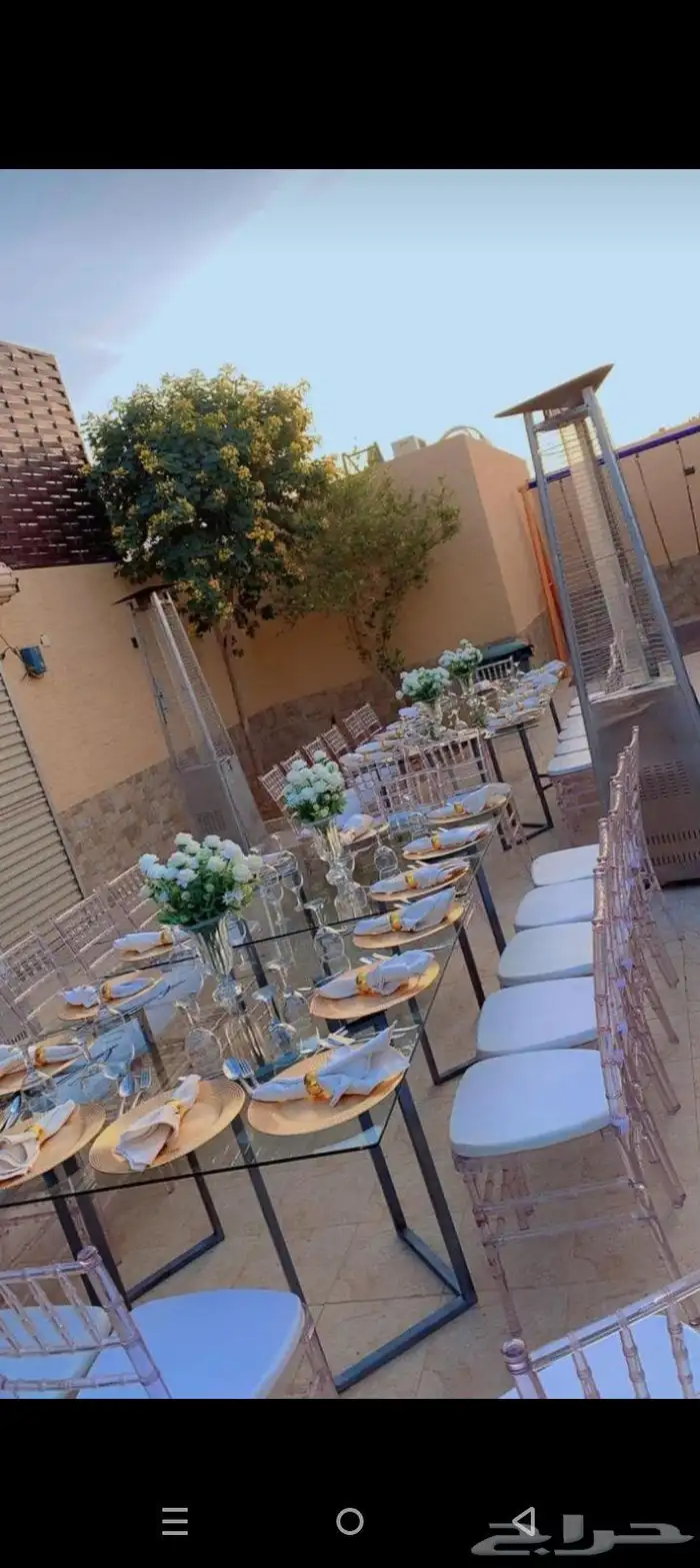 تاجير كراسي طاولات 2