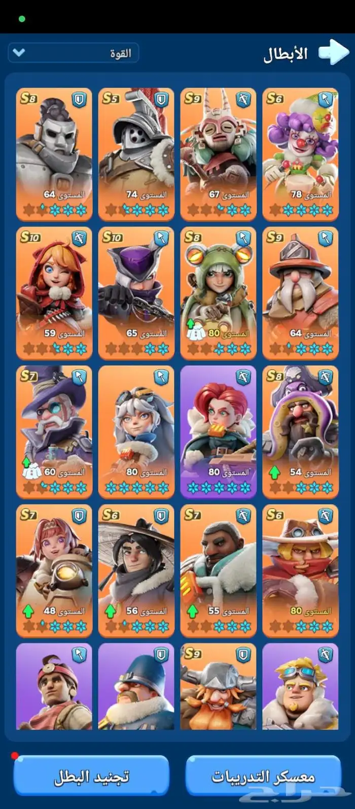 النجاة من الصقيع وكنج شوت للبيع 0