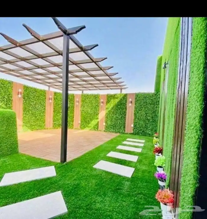 نجيله صناعي وعشب جدراي مشتل زراعي 2