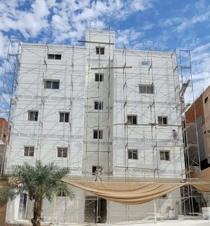 لياسه ملونه بديل الحجر الطبيعي بطحاء الرياض اسمنت ابيض 14