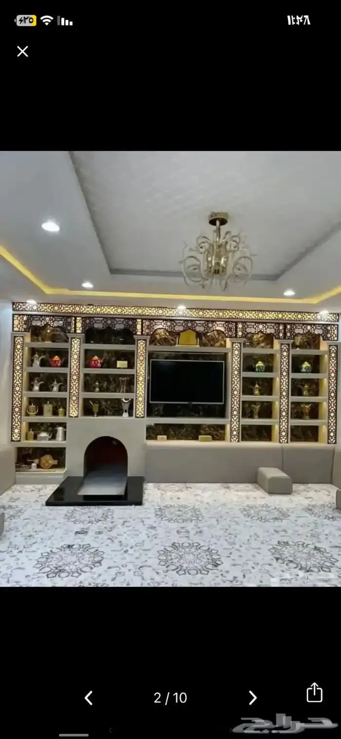 مشب كمار اوجار مدخنه جبس ديكور 3