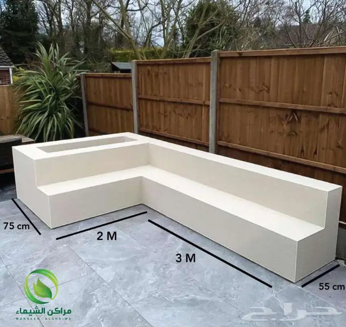 جلسات منزلية كبيرة فايبر للحدائق بسعر المصنع تفصيل بالخبر 9