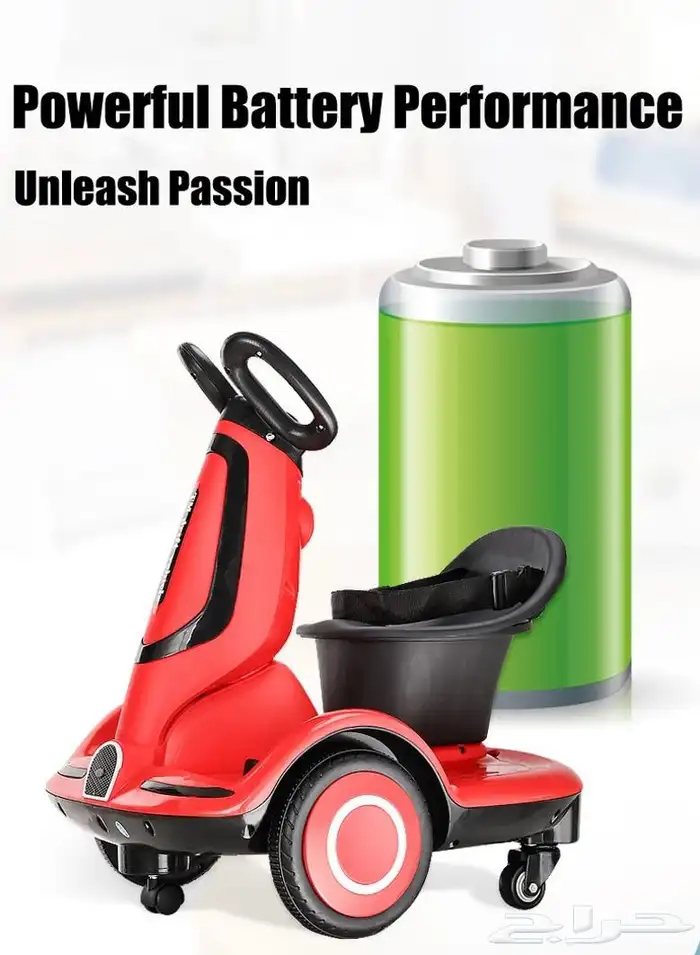 سكوتر الهبة للاطفال - سكوتر اطفال كهربائي مع ريموت تحكم 12