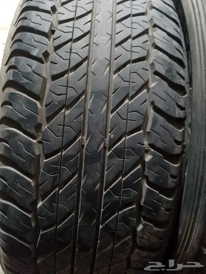 كفرات هايلكس دبل برادو 265 65 17 دنلوب ياباني وكاله نضيف كرت 0