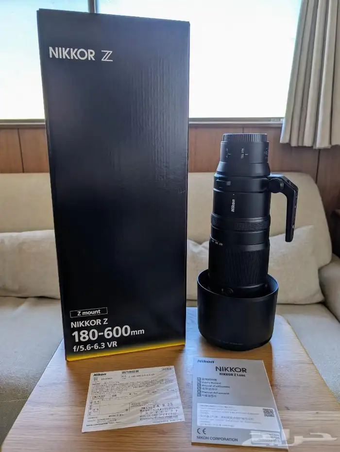 عدسة نيكون Nikon Z 180-600mm f 5.6-6.3 VR 0