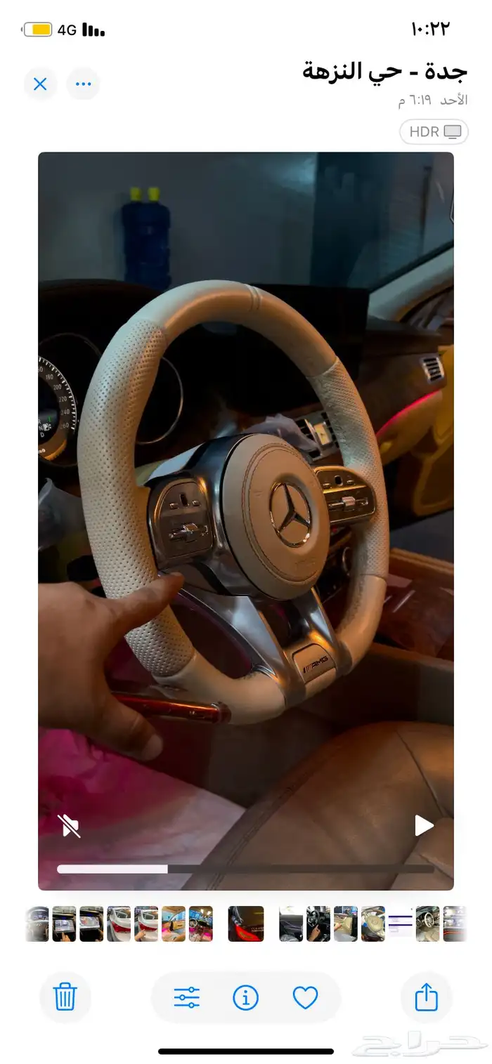 تركيب لدات داخليه مرسيدس CLS400 2014معاالدركسون والشاشه 4