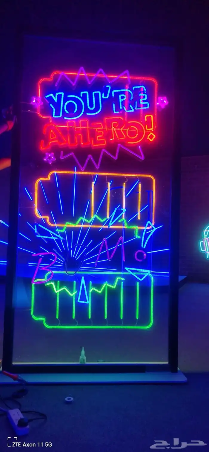لوحات نيون neon segn 1