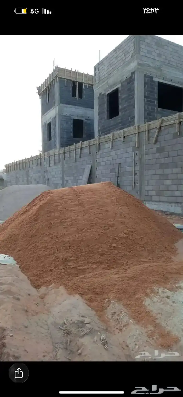 تريلات قلاب 24 م رمل ابيض رمل احمر 1