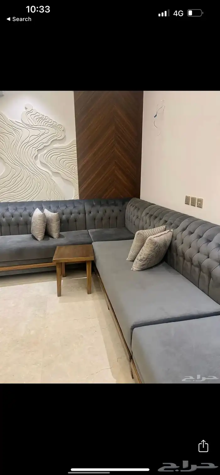 كنب جديد نظيف عشر قطع 5 في 7 3