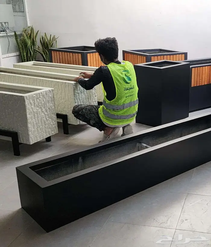 احواض للزراعة كبيرة بسعر الجملة مراكن للأشجار الضخمة فايبر 47