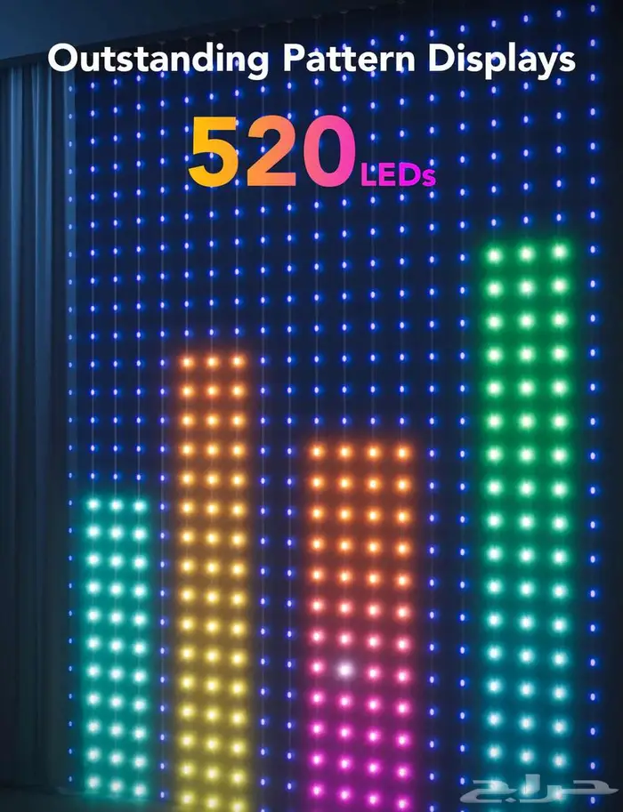 قوفي اضاءة ستارة ذكية Govee Curtain Light 3