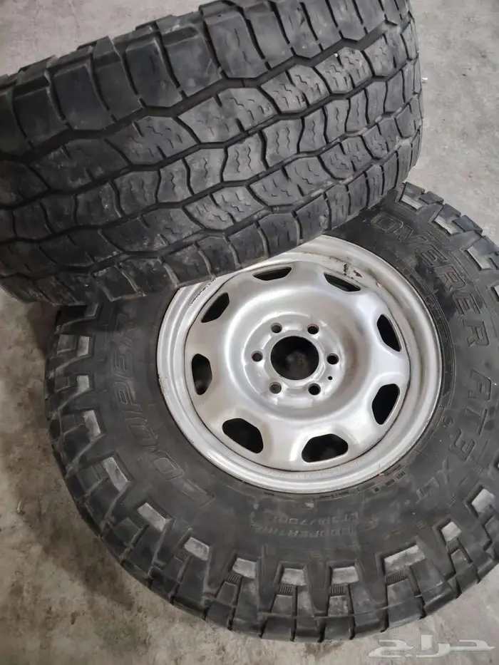 كفرات حجري مقاس 17 مع جنوط F150 مقاس 17 8